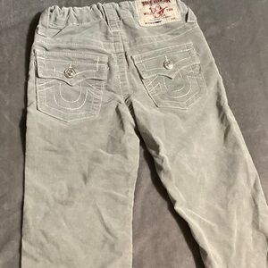 True Religion Light Gray Pants with Flap Pockets
